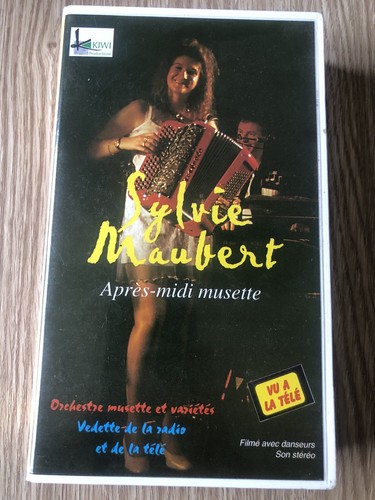 Cassette vidéo vhs sylvie - cassette,