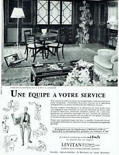 Advertising 1021 1961 Levitan Furniture M. Hirch Living Room 