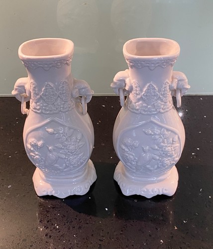 Pair vintage blanc - pair, chine