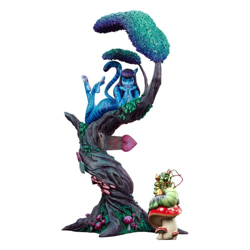 Lady cheshire cat fairytale - cat,