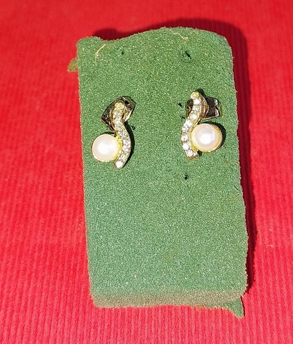 Boucles oreilles perles - boucles, or