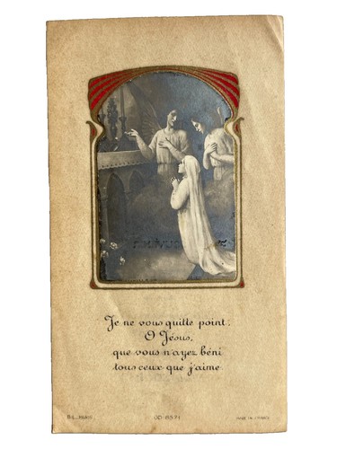 Image pieuse ancienne - pieuse,