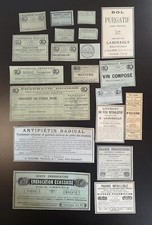 Ancien Vintage 20 Étiquettes