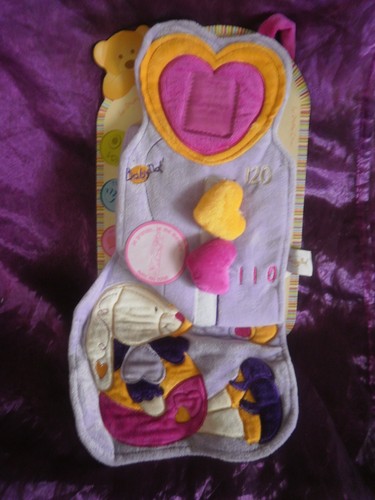 Toise doudou lapin orange - toise,