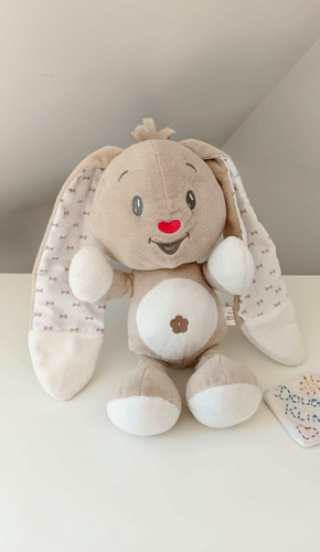 Peluche doudou lapin beige - peluche/doudou,