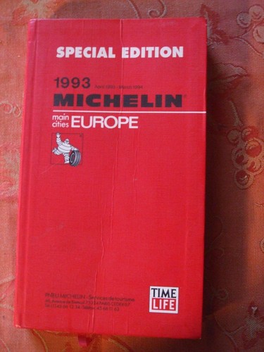 Guide rouge michelin europe - rouge,