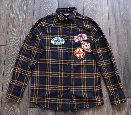 Dsquared2 flannel embroidered - dsquared2,