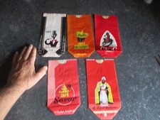 5 Anciens Paquets Sac Café
