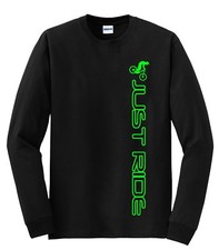 Vtt T Shirt Juste Ride Manches Longues MTB Descente Bicyclette Freeride