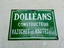 Ancienne Plaque Émaillée