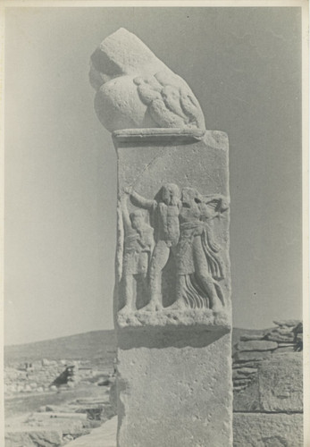Grèce delos phallus ou - phallus,