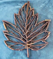TWIG BRANCH MAPLE LEAF WALL ART HOME DECOR AUTUMN FALL DECOR