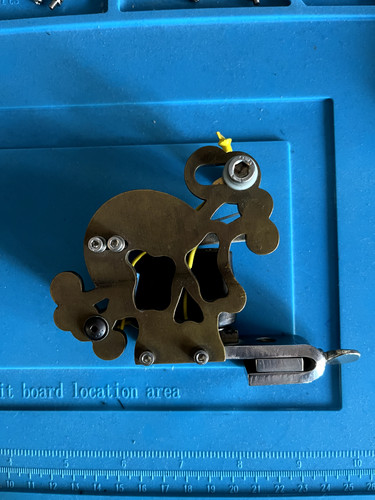 Skull tattoo machine coils - skull,
