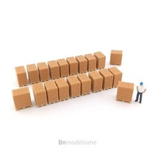 HO Lot 20 Palettes Cartons