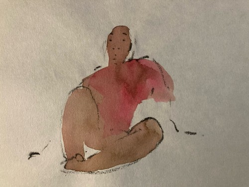 Beau dessin crayon aquarelle - dessin,