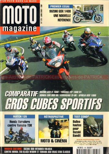 Moto magazine 178 suzuki gsx - magazine,