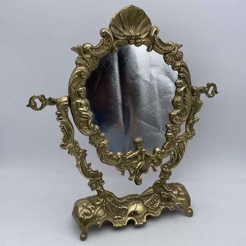 Ancien miroir table - de,