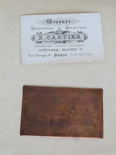 Plaque matrice cuivre - en,