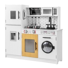 Cuisine Enfant Imitation Jeu Réaliste Machine à Laver Four Micro Ondes Téléphone