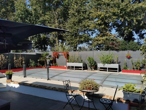 Abris piscine dôme bas - piscine,