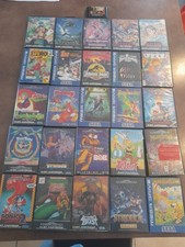 Lot de 26 Jeux Sega Mega Drive (Pal) + 1 boite vide "alex kid"