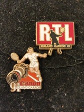2 Pin's Roland Garros 91 Canon