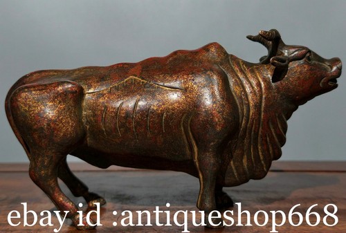 Vieux bronze chinois doré - vieux,