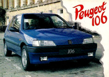 Peugeot 106 'With Vogue' 1992-1993 UK Market Brochure XN Graduate XR XT XSi