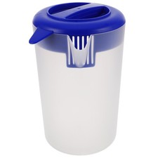  Cruche Plastique Carafe Avec Couvercle Pot À Lait Pichet D'eau Froide