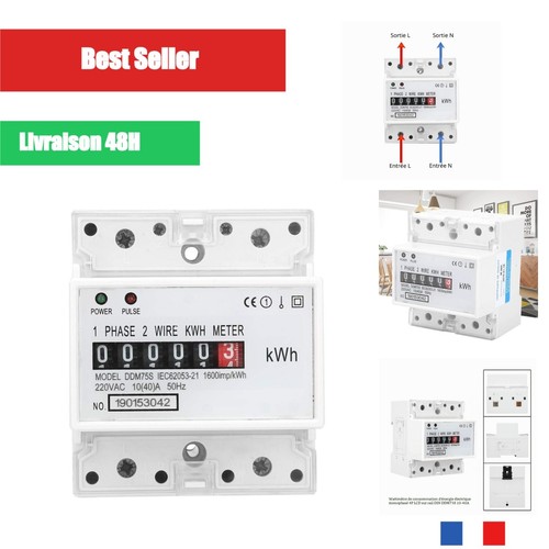 Compteur electrique 220v - compteur,