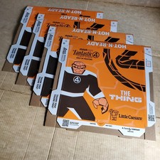 Fantastic Four Little Caesars Pizza Box - The Thing, Art Deco Box - (Used)