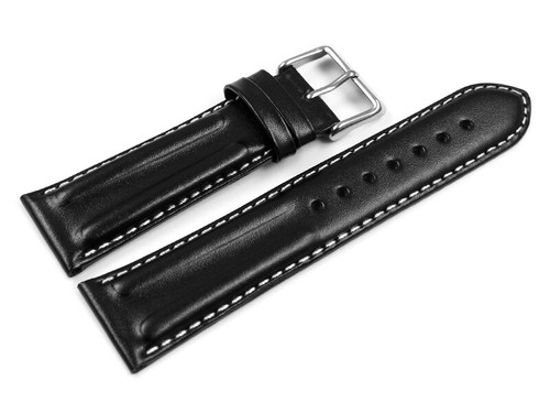 Bracelet montre cuir - , lisse