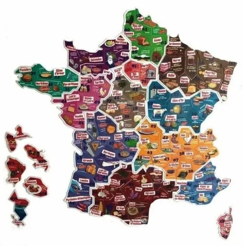 Magnet gaulois carte - le, de