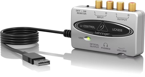 Interface audio usb argent - interface,