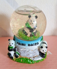 BOULE A NEIGE COLLECTION VINTAGE - PAIRI DAIZA ZOO PANDA 7CM
