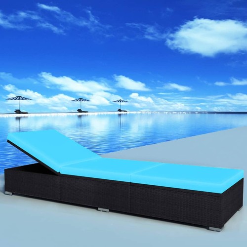 Chaise longue résine - résine, tressée