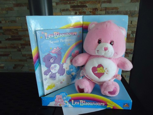 Peluche bisounours rose care - bisounours,