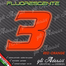 Autocollant Stickers NUMÉRO 3