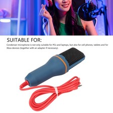 Desktop Condenser Microphone 3.5mm Professional Condenser Recording Micropho NEW