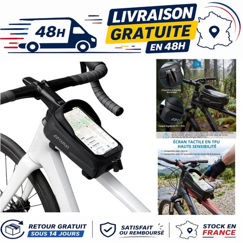 Sacoche vélo étanche cadre