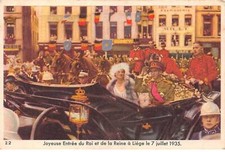 Chromos -COR11060- Chocolat Côte d'or - Reine Astrid - Roi- Défilé- Liège-