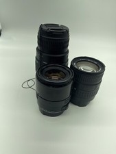 Set Of 3 Sigma Camera Lens 70-300mm Macro, 28-70mm, 28-105mm