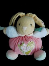 doudou peluche lapin beige