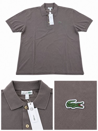 Lacoste polo homme gris - gris, uni