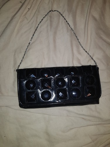 Petite pochette fête noire - pochette, de