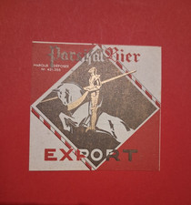 ETIQUETTE  BIERE PARSIFALBIER EXPORT  EXCELLENT ETAT
