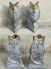 2 vases double face  céramique chouette hibou design MARCEL GIRAUD Ceramic owl