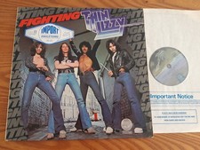 THIN LIZZY Fighting  UK LP
