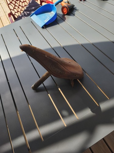 Leather selle vélo - selle, de