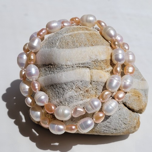 Collier délicat perles de - collier, en